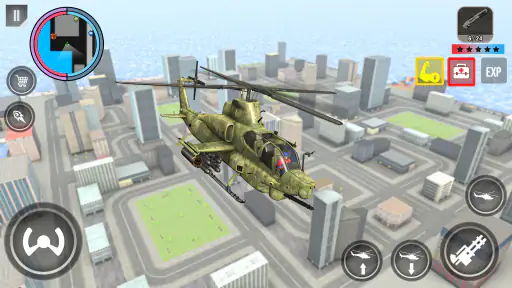 Rope Action City Fighting Game screenshot
