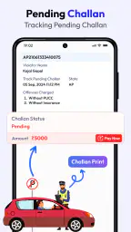 RTO Vehicle Information screenshot