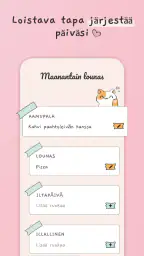 Ruokalistan suunnittelija screenshot