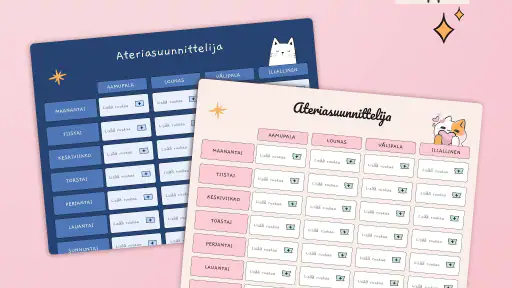 Ruokalistan suunnittelija screenshot