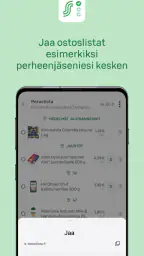 S-ostoslista screenshot