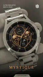 S4U Mystique - Gold watch face screenshot