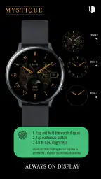 S4U Mystique - Gold watch face screenshot