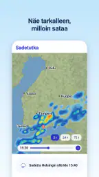 Sää & sadetutka - 14 päivän screenshot