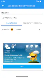 Sää Suomi XL PRO screenshot