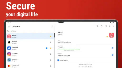 SafeInCloud 1 screenshot