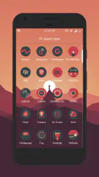 Sagon Circle: Dark Icon Pack screenshot
