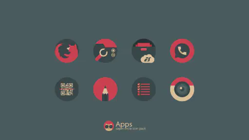 Sagon Circle: Dark Icon Pack screenshot