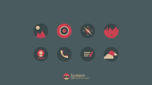 Sagon Circle: Dark Icon Pack screenshot