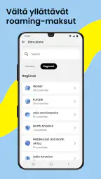 Saily eSIM – käytä internetiä screenshot