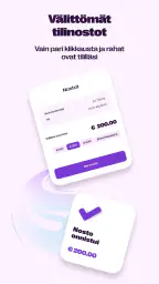 Saldo mobiilipankkisovellus screenshot