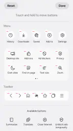 Samsung Internet Browser screenshot