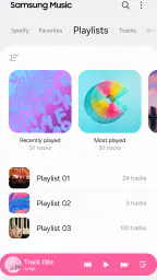 Samsung Music screenshot