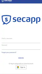 Secapp screenshot