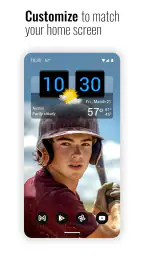 Sense-kääntökello ja sää screenshot