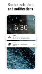 Sense-kääntökello ja sää screenshot