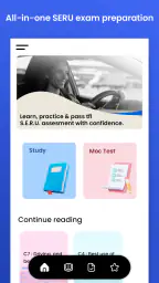 SERU mock test, theory, MCQ screenshot