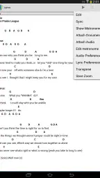 Setlist Helper and Song Book screenshot