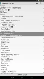 Setlist Helper and Song Book screenshot