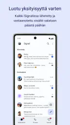 Signal – yksityistä viestintää screenshot