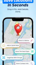 Sijainnin tallennus - Jaa GPS screenshot