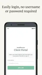 SimplePractice Client Portal screenshot