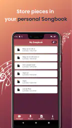 Sing2Notes - Sheet from Vocals screenshot