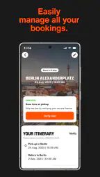 SIXT rent. share. ride. plus. screenshot