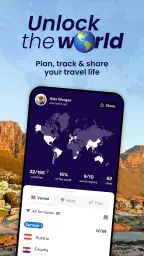 Skratch: Travel Map & eSIM screenshot