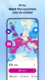 Skratch: Travel Map & eSIM screenshot