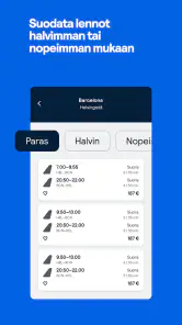 Skyscanner – lennot, hotellit screenshot