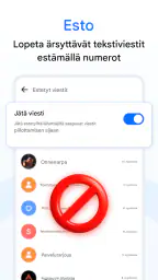 SMS-viestit-sovellus screenshot