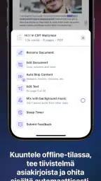 Speechify Teksti puheeksi screenshot