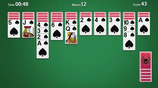 Spider Solitaire screenshot