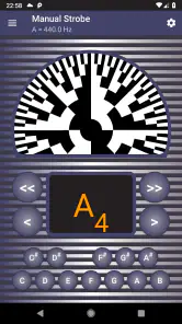 Strobe Tuner Pro kitaraviritin screenshot