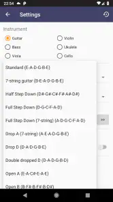 Strobe Tuner Pro kitaraviritin screenshot