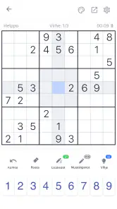 Sudoku - klassiset pulmapelit screenshot