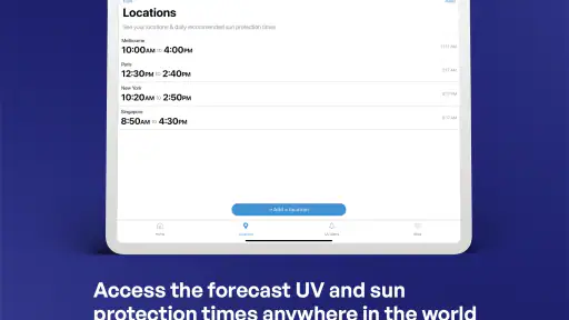 SunSmart Global UV screenshot