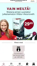 Suomalainen Kirjakauppa screenshot