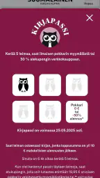 Suomalainen Kirjakauppa screenshot