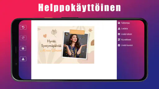 Syntymäpäivän Kutsukortti screenshot