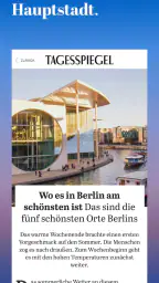 Tagesspiegel - Nachrichten screenshot