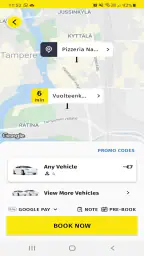 Taksi Tampere screenshot