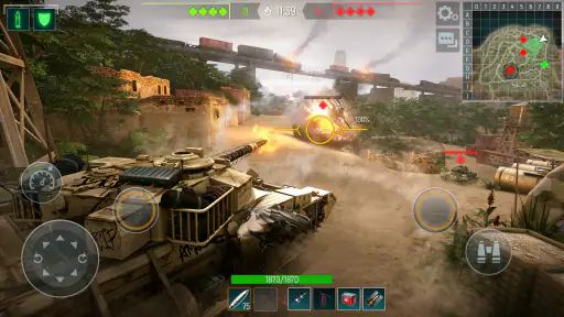 Tank Force: War Tanks Games screenshot