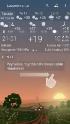 Tarkat Säätiedot YoWindow screenshot