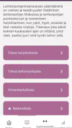 Tät Lantionpohjan harjoittelu screenshot