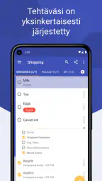 Tehtävät: tehtäväluettelo screenshot