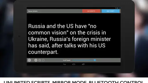 Teleprompter Pro screenshot