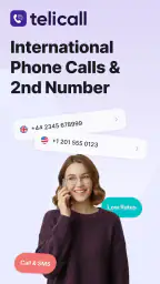 Telicall: 2nd Number & Calls screenshot