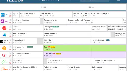 Telsu.fi TV-opas screenshot